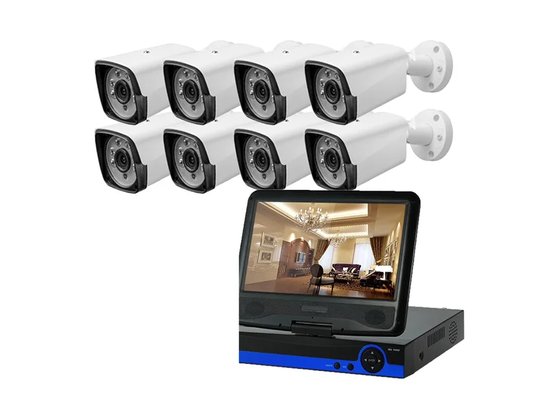 AHD kit — AHD kit — 8 cameras + screen DVR, 4-in-1