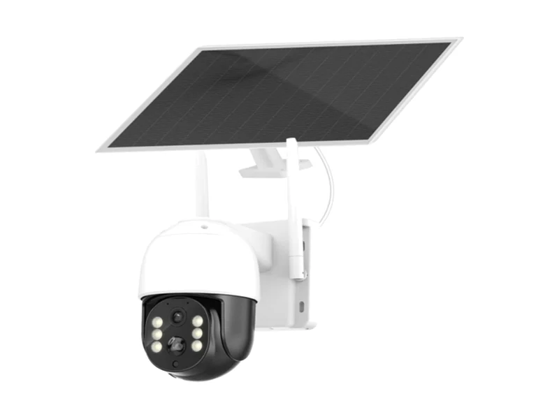 Solar PTZ — Solar WiFi PTZ — 3 to 5 MP, 6.2 W panel, 10x digital